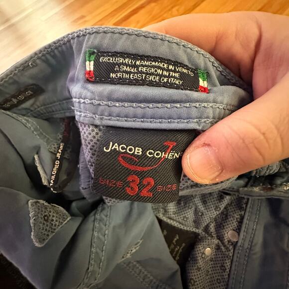 JACOB COHEN | Men Handmade Regular Straight Trousers Jeans TYPE 688.C | SIZE 32 - Picture 9 of 13